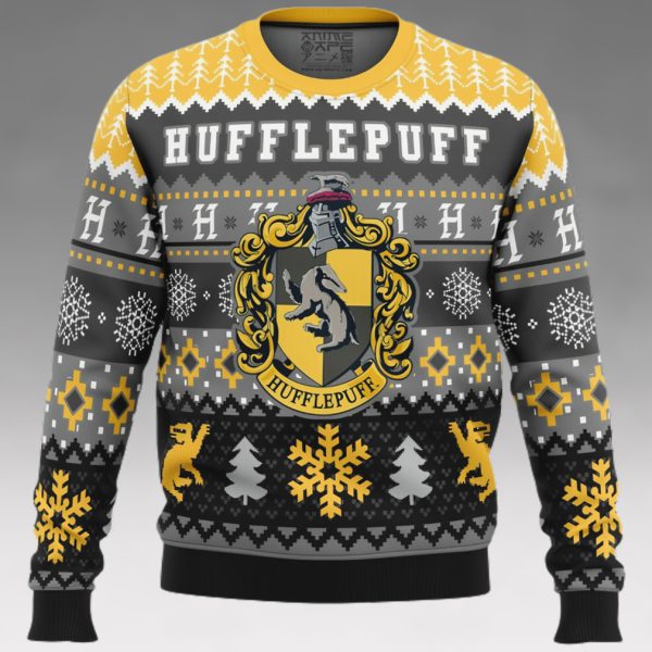 Harry Potter Ugly Christmas Sweater Hufflepuff House