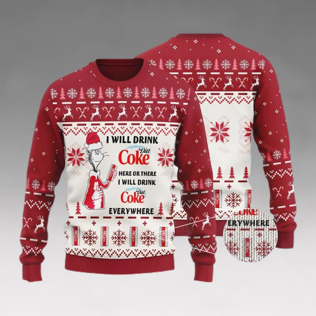 I Will Drink Diet Coke Everywhere Christmas Ugly Sweater