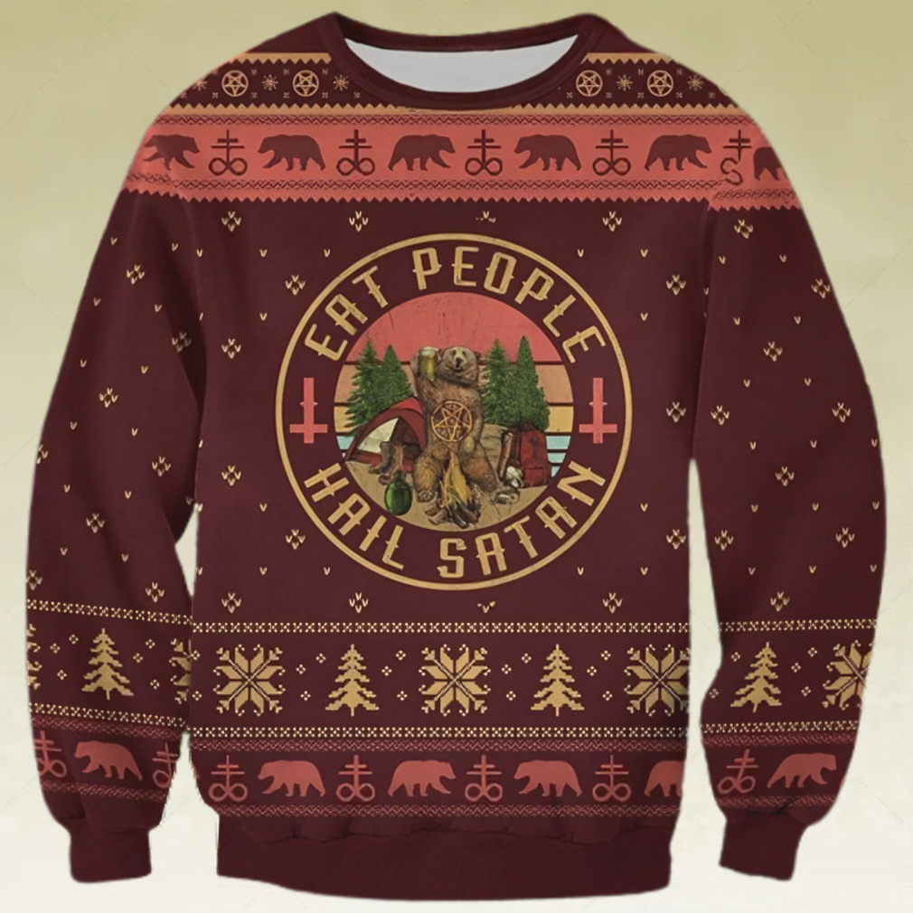 Metal Bear Satan Ugly Christmas Sweater