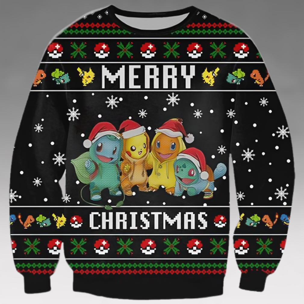 Pokemon Merry Christmas Ugly Sweater