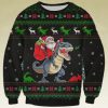 Santa Like Drinking Beer Ugly Christmas Sweater