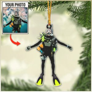 Scuba Diving Custom Photo Ornament