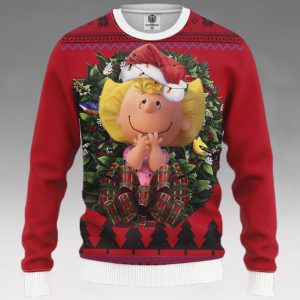 Sally Brown Snoopy Noel MC Snoopy Ugly Christmas Sweater