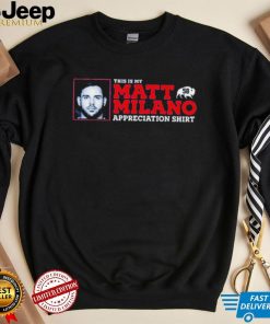 This Is My Matt Milano Appreciation Shirt