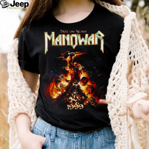 1999 Hell On Stage Manowar Band shirt