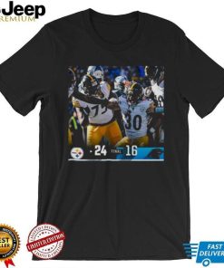 Pittsburgh Steelers 24 16 Panthers Nfl 2022 Final Score Shirt