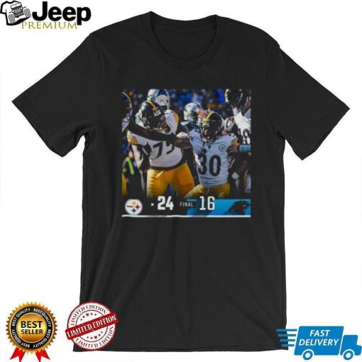 Pittsburgh Steelers 24 16 Panthers Nfl 2022 Final Score Shirt