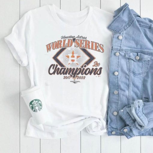 2 Time 2017 And 2022 Houston Astros Champions World Series Shirt