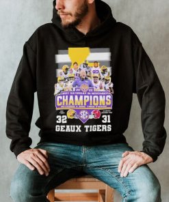 2022 First Saturday In November Champions Geaux Tigers 32 31 Matchup Shirt