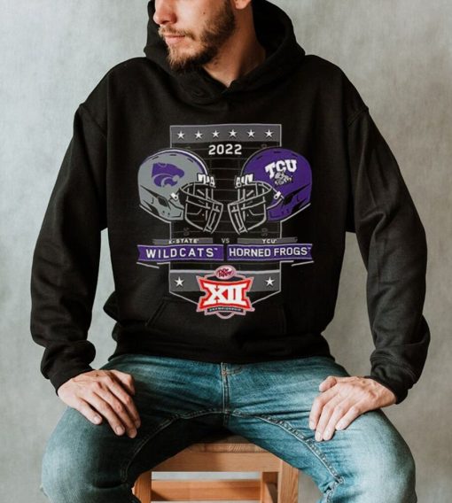 2022 K State Wildcats Vs TCU Horned Frogs Big 12 Football Championship Bound Shirt