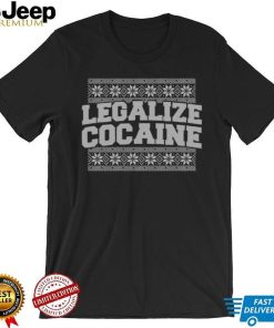 2022 Legalize cocaine tacky Ugly Christmas sweatshirt