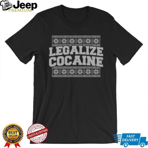 2022 Legalize cocaine tacky Ugly Christmas sweatshirt