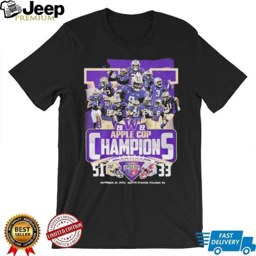 2022 Washington Apple Cup Champions Teams Shirt Lad