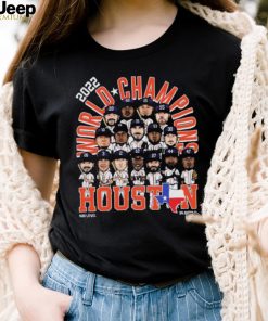 2022 World Baseball Champions Houston Astros Team Caricature shirt