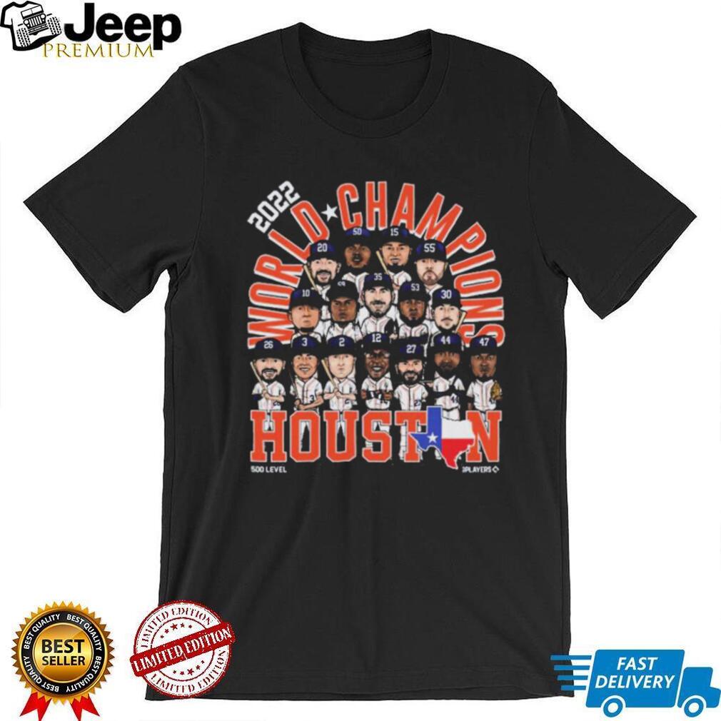 2022 World Baseball Champions Houston Astros Team Caricature shirt - teejeep