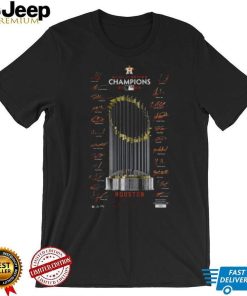 2022 World Series Champions Houston Astros Signature Trophy shirt