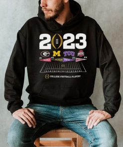 2023 College Football Playoff 4 Team Announcement Shirt