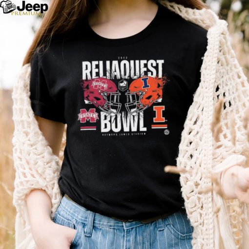 2023 ReliaQuest Bowl Game Matchup Mississippi State Vs Illinois Shirt