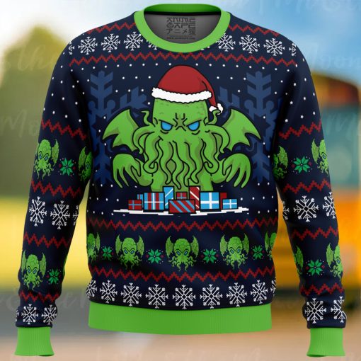 Call Of Christmas Cthulhu Ugly Christmas Sweater