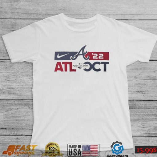 Atlanta Braves Nike 2022 Postseason T Shirt