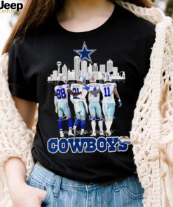 Dallas Cowboys Skyline Team Players Signatures Shirt