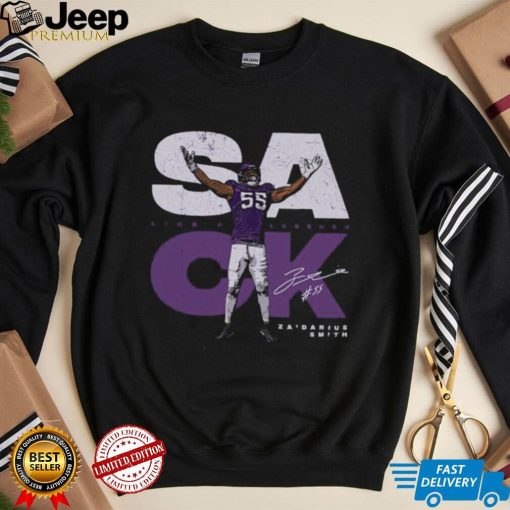 Za’Darius Smith Minnesota Vikings Sack Celebration Signature Shirt