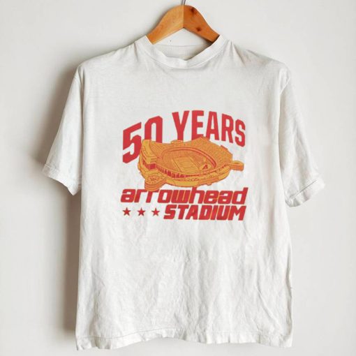 50 Years at Arrowhead Stadium Kansas City Football shirt