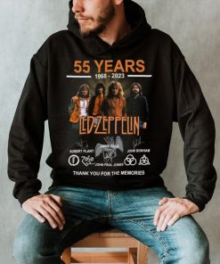 55 Years 1968 – 2023 Led Zeppelin Thank You For The Memories t shirt