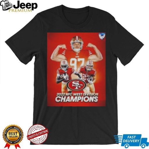 San francisco 49ers winner 2022 nfc west champions shirt