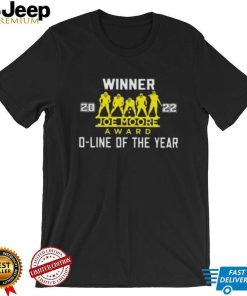 Winner joe moore award 2022 o line of the year shirt