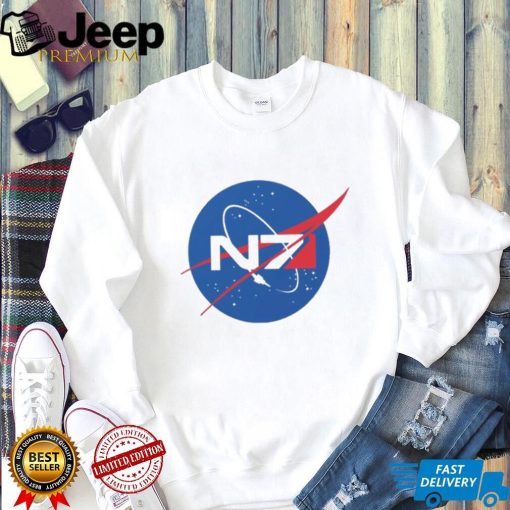 Nasa X N7 Shepard Mass Effect Logo Shirt