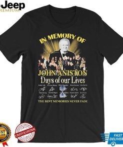 John Aniston Days Of Our Lives 57th Anniversary 1965 2022 Thank You For The Memories Signatures Shirt