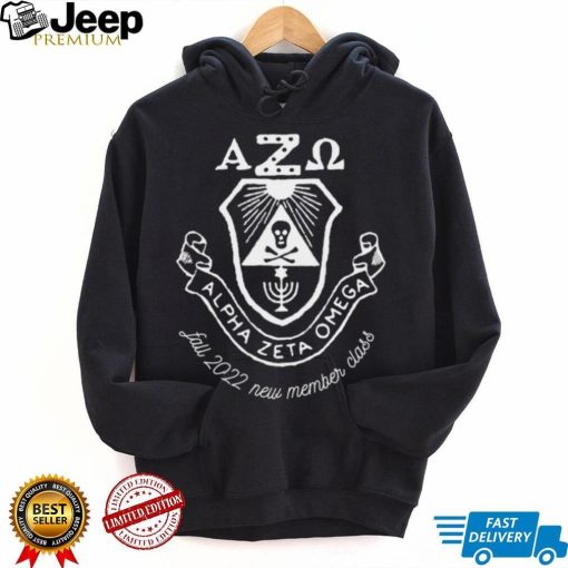 AZO Alpha Zeta Omega fall 2022 New member class logo shirt