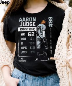 Aaron Judge 2022 Regular Season Signature Shirt