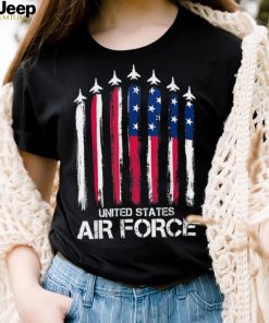 Air Force US Veterans American Flag 4th of July Patriotic Shirt