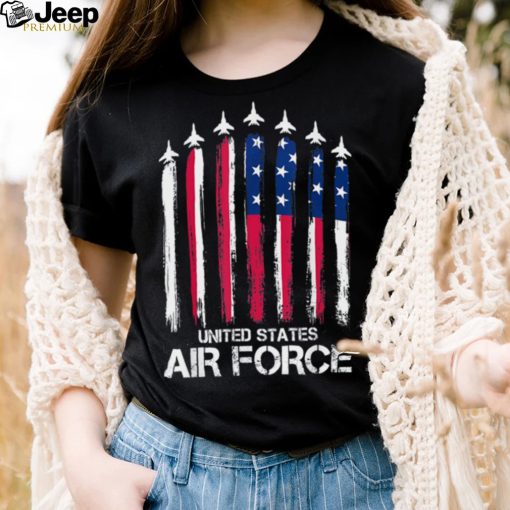 Air Force US Veterans American Flag 4th of July Patriotic Shirt