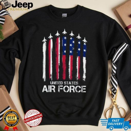 Air Force Us Veterans 4th Of July American Flag Independent Day T Shirt