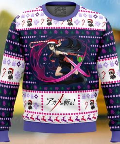 Akame ga Kill Akame Christmas Attack Ugly Christmas Sweater