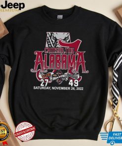 Alabama Crimson Tide 2022 Iron Bowl Champions 49 27 Shirt