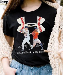 Alex Bregman And Jose Altuve Under Armour Houston Astros Signatures Shirt