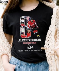 Alex Ovechkin 800 Career Goals Thank You For The Memories T Shirt