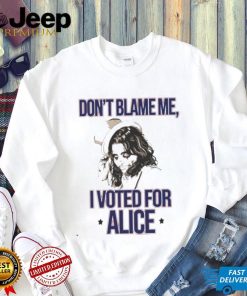 Alice Cooper Don’t Blame Me I Voted For Alice Shirt