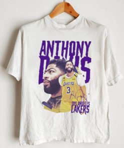 Anthony Davis 3 Los Angeles Lakers Team Basketball Player Signature Shirt