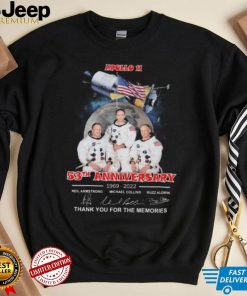 Apollo 11 53th Anniversary 1969 2022 Thank You For The Memories Signatures Shirt