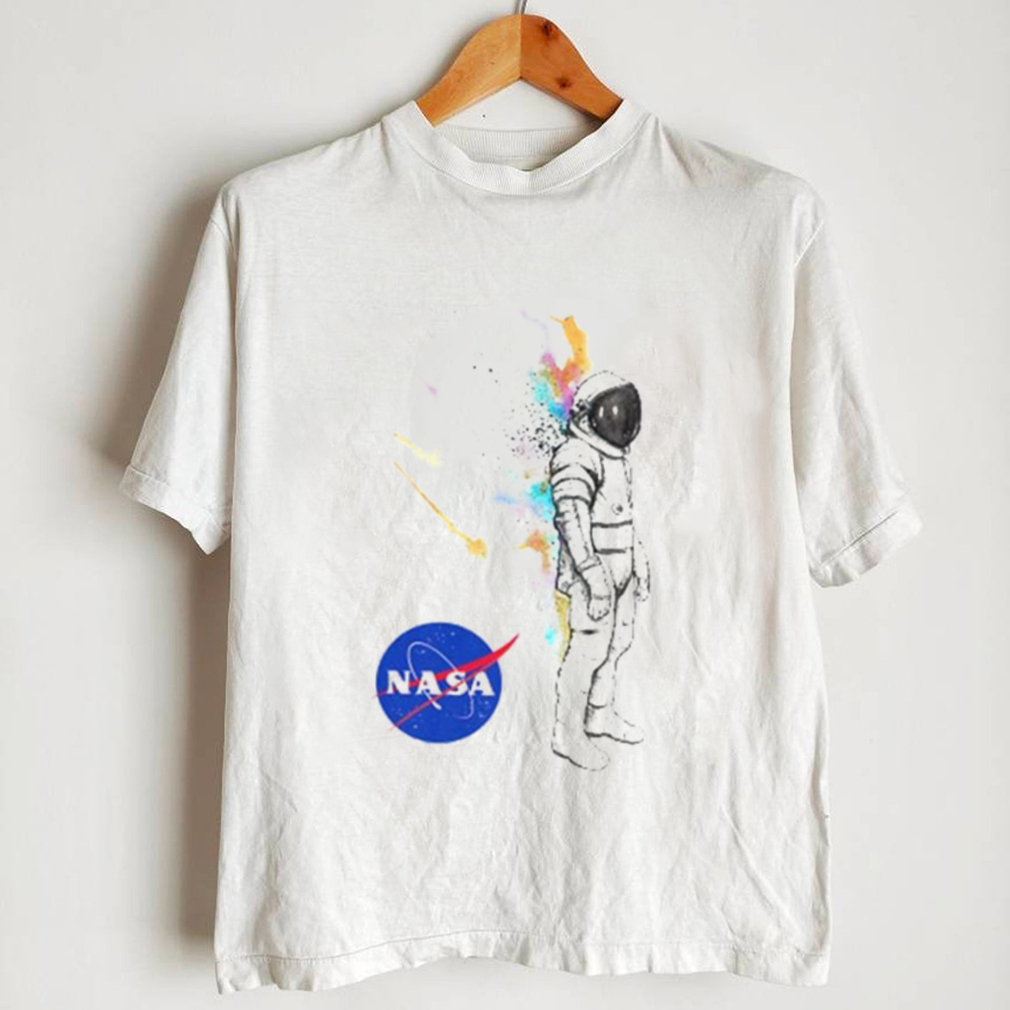 Astronaut Watercolor Nasa T Shirt