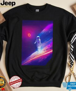 Astronaut walking in Space shirt