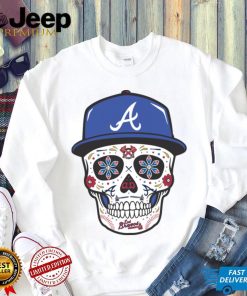 Atlanta Braves Sugar Skull T shirt