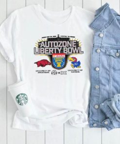 Autozone Liberty Bowl 2022 University Of Kansas vs University Of Arkansas shirt