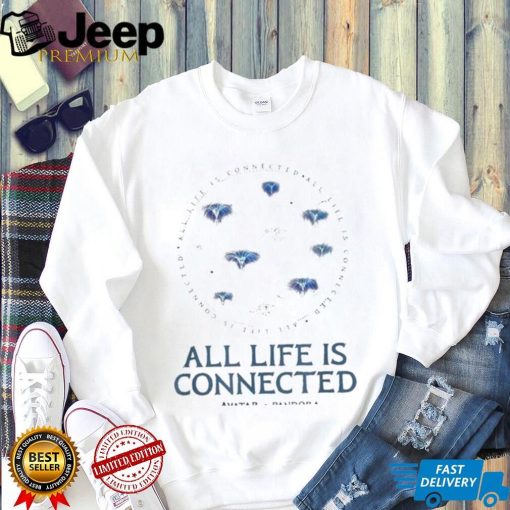 Avatar 2 Jake Sully Neytiri Avatar All Life Is Connected Pandora Grid T Shirt