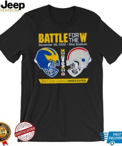 Awesome battle for the W only one leaves undefeated Michigan football vs Ohio State 2022 shirt